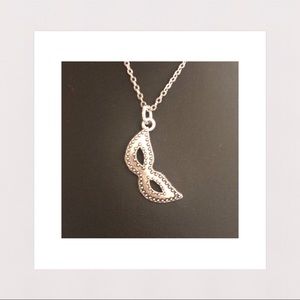 Mardi Gras Mask Pendant Necklace